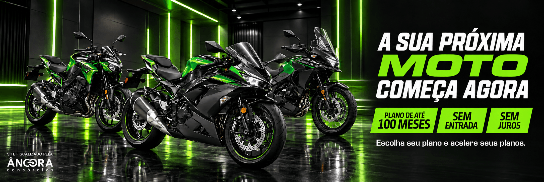 Banner Principal - Consórcio Kawasaki